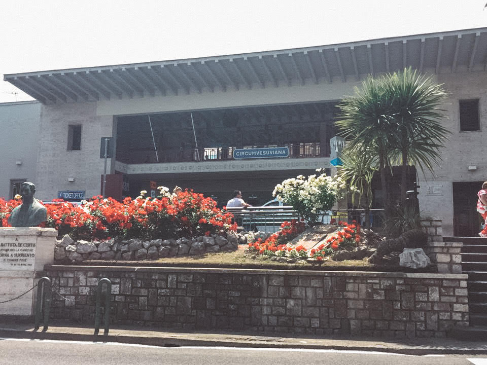 Sorrento bus station showing SITA departure area